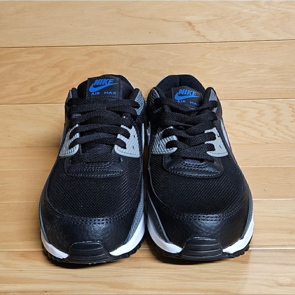 Nike Air Max 90 Black Reflective Silver Iron Grey Mens Running Shoe DM9102-002 - Picture 4 of 12